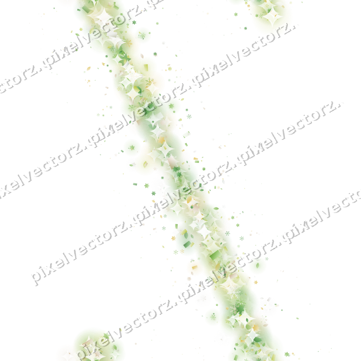 Nahtloses Glitzerband in Limette und Gelb auf transparentem Grund