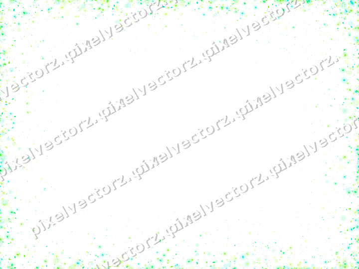 Nahtlose Glitzervignette aus Tropfen in Grün auf transparentem Grund