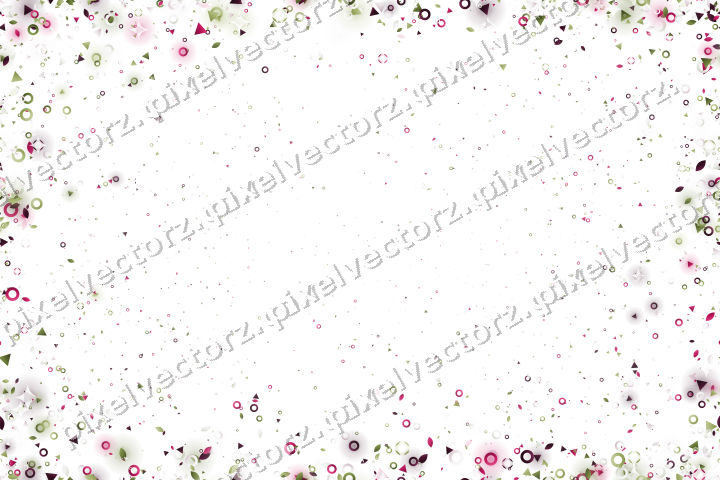 Nahtlose Glitzervignette in Limette und Rosa auf transparentem Grund