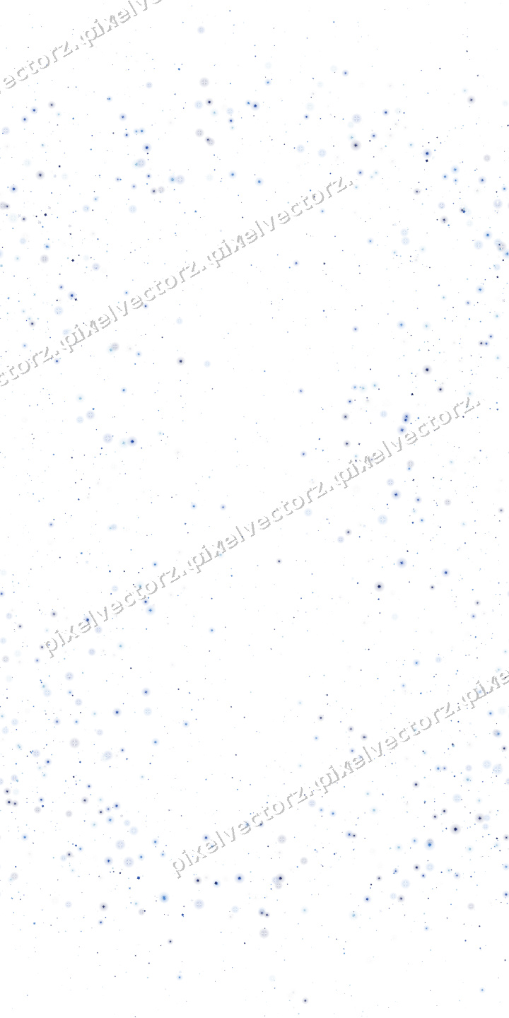 Nahtloser Glitzerkranz aus Sternen in Blau auf transparentem Grund