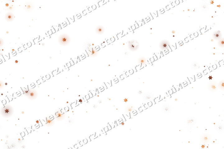 Nahtloser Glitzerkranz aus Sternen auf transparentem Grund