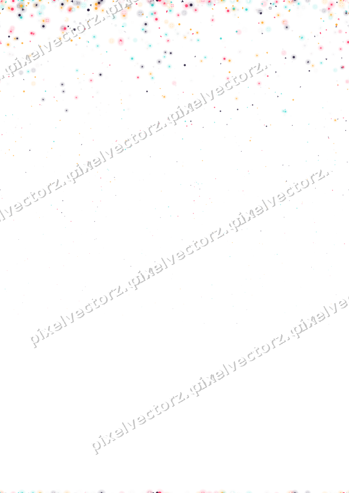 Nahtloser Glitzerregen aus Funken und Tropfen auf transparentem Grund