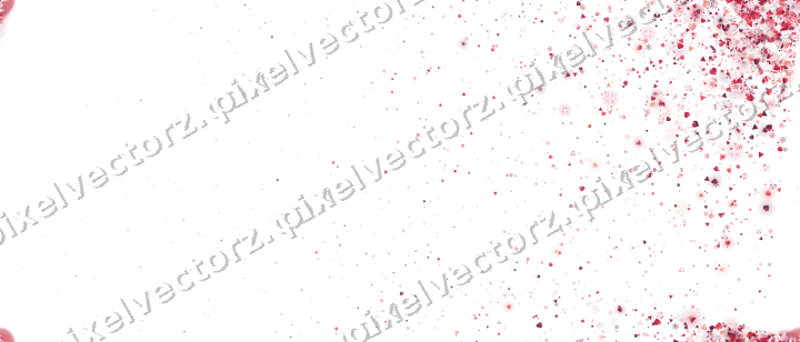 Nahtloser Glitzerfächer in Rosa und Rot auf transparentem Grund