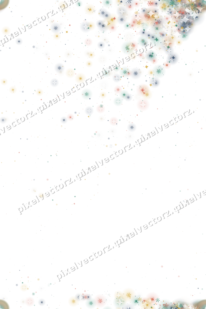 Nahtloser Glitzerfächer in Bernstein und Grün auf transparentem Grund