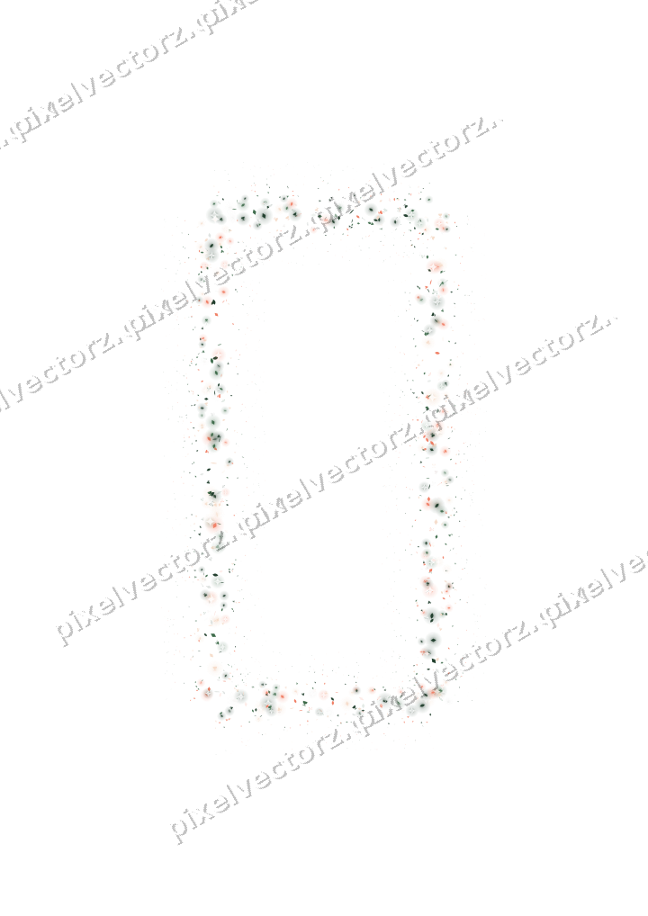 Nahtloser Glitzerrahmen in Dunkelgrün und Rot auf transparentem Grund
