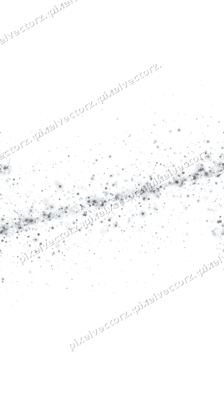 Nahtloses Glitzerband aus Blüten in Blassblau auf transparentem Grund