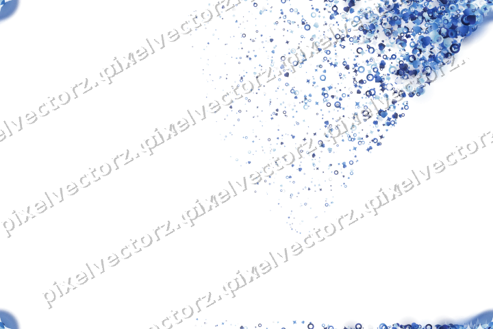 Nahtloser Glitzerfächer aus Funken und Herzen auf transparentem Grund