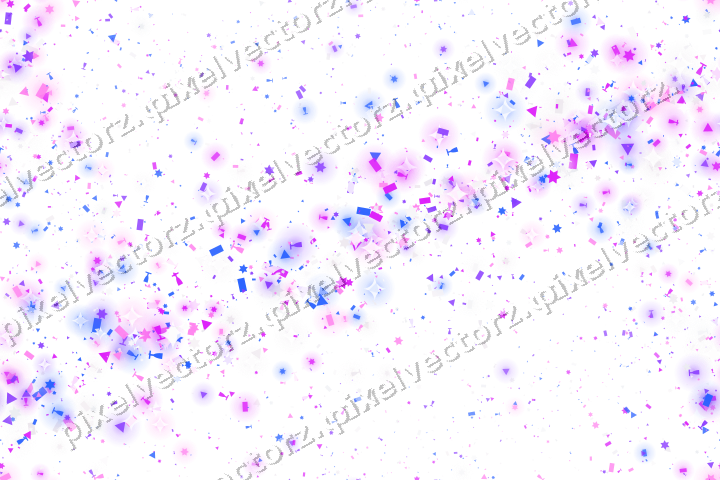 Nahtloses Glitzerband in Violett und Blau auf transparentem Grund