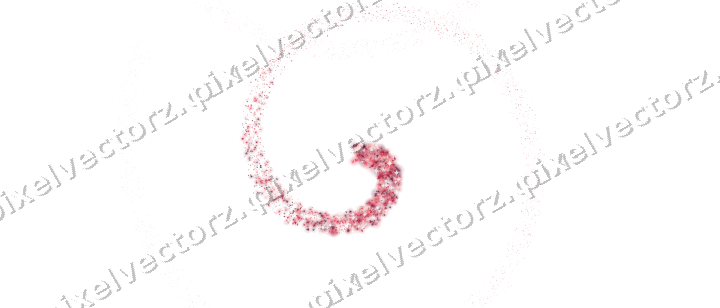Nahtlose Glitzerspirale in Rosa und Rot auf transparentem Grund