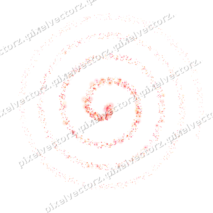 Nahtlose Glitzerspirale aus Sektschalen in Rot auf transparentem Grund