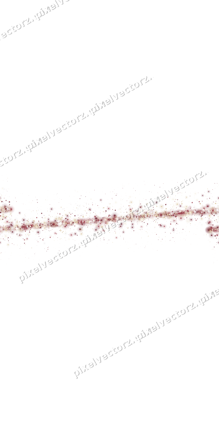 Nahtloses Glitzerband aus Funken in Dunkelrosa auf transparentem Grund