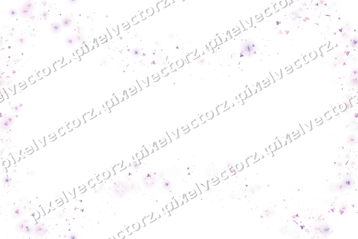 Nahtloser Glitzerkranz in Magenta und Violett auf transparentem Grund