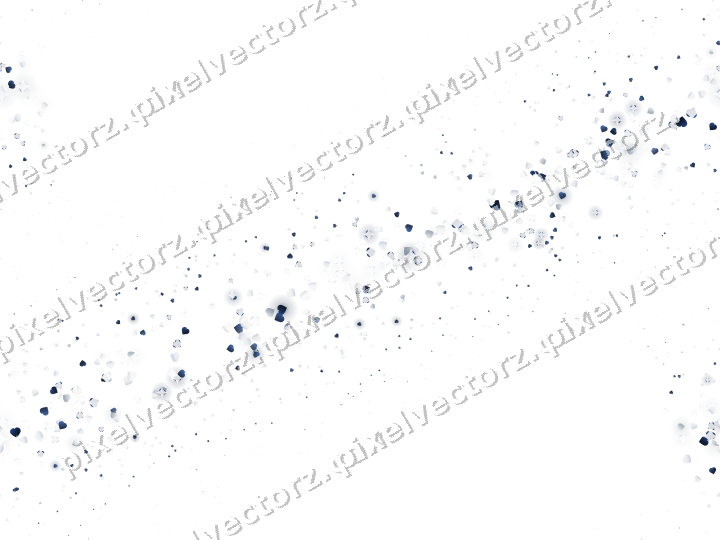 Nahtloses Glitzerband aus Herzen in Dunkelblau auf transparentem Grund