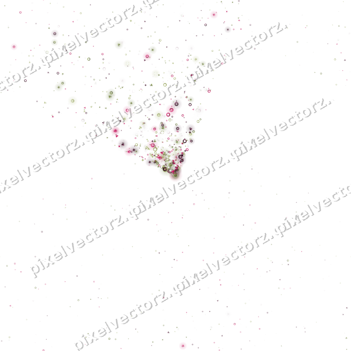 Nahtloser Glitzerfächer in Limette und Rosa auf transparentem Grund
