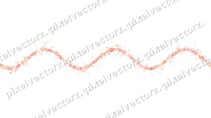Nahtlose Glitzerwelle aus Funken und Splittern auf transparentem Grund