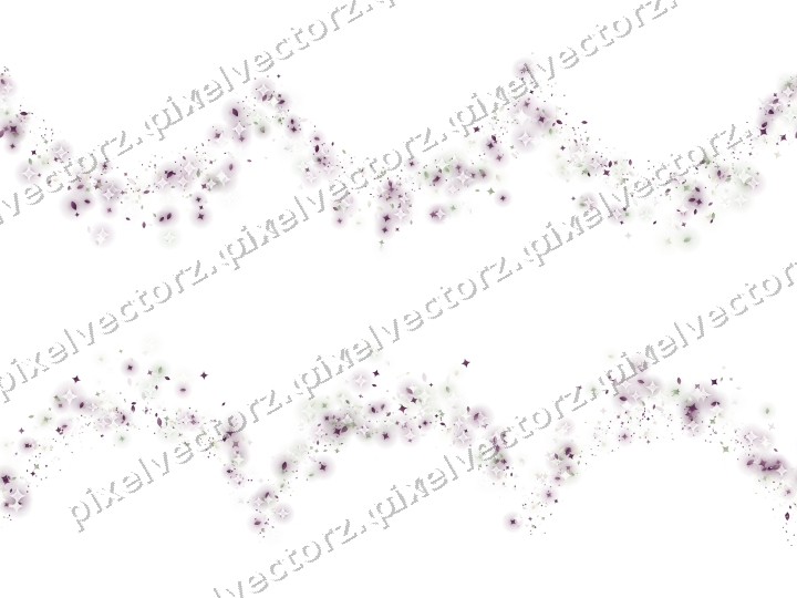 Nahtlose Glitzergirlande in Dunkelmagenta auf transparentem Grund