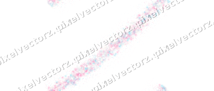 Nahtloser Glitzerbogen aus Splittern in Rosa auf transparentem Grund