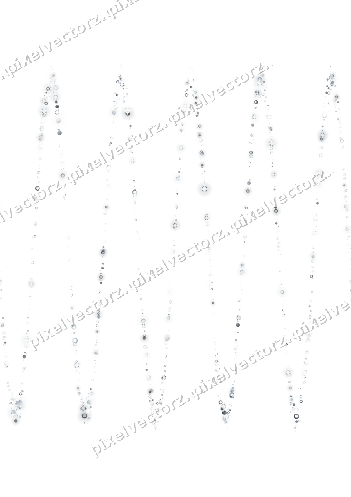 Nahtlose Glitzerwelle aus Punkten und Ringen auf transparentem Grund