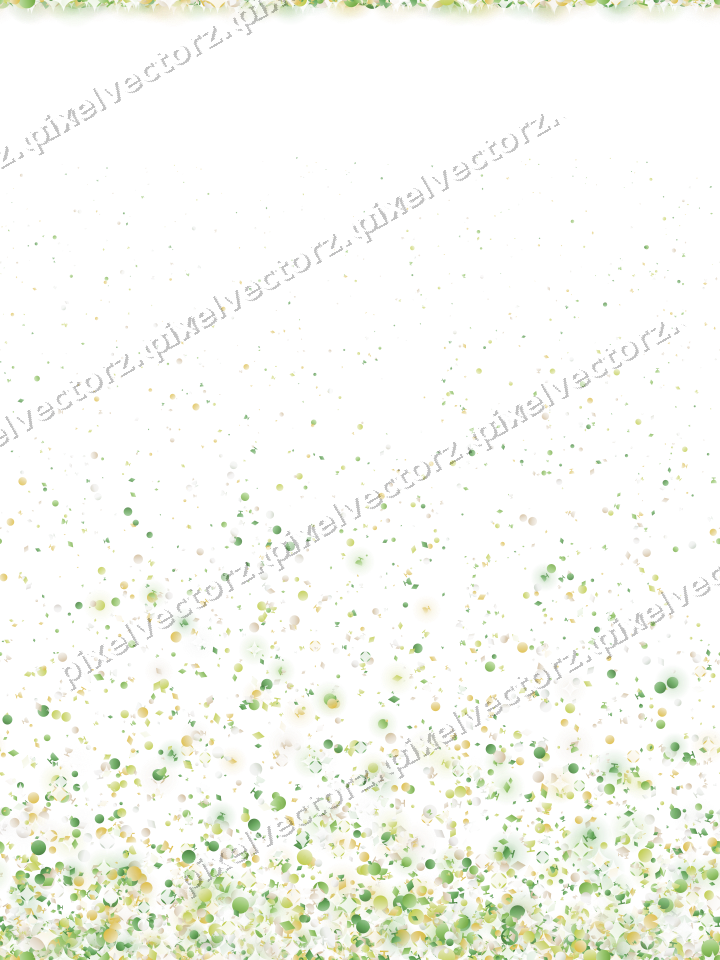 Nahtloser Glitzeraufstieg in Limette und Gelb auf transparentem Grund