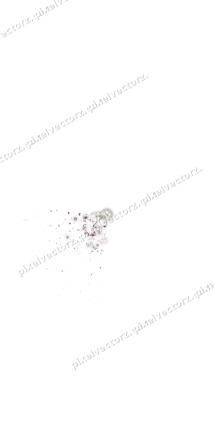 Nahtloser Glitzerfächer in Dunkelmagenta auf transparentem Grund