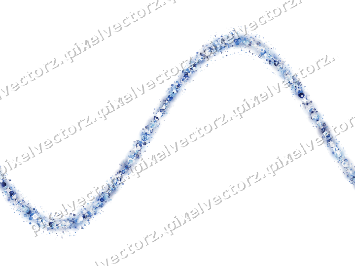 Nahtlose Glitzerwelle aus Sternen und Funken auf transparentem Grund