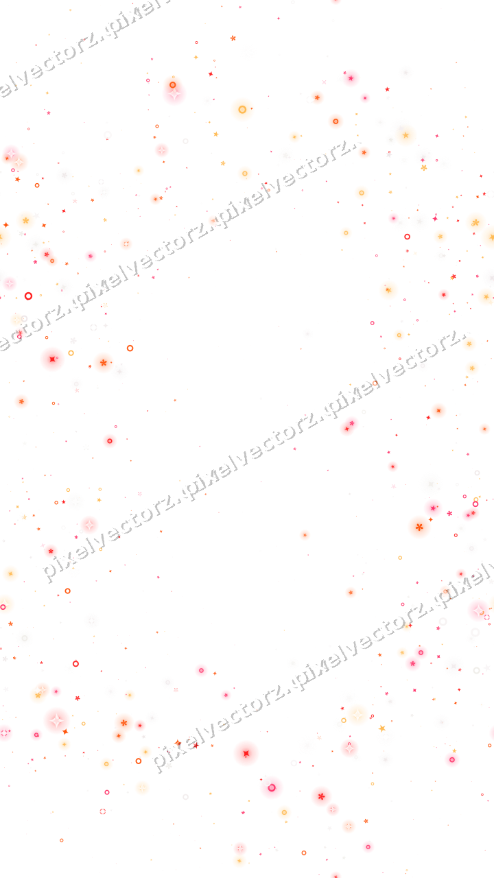Nahtloser Glitzerkranz aus Sternen und Funken auf transparentem Grund