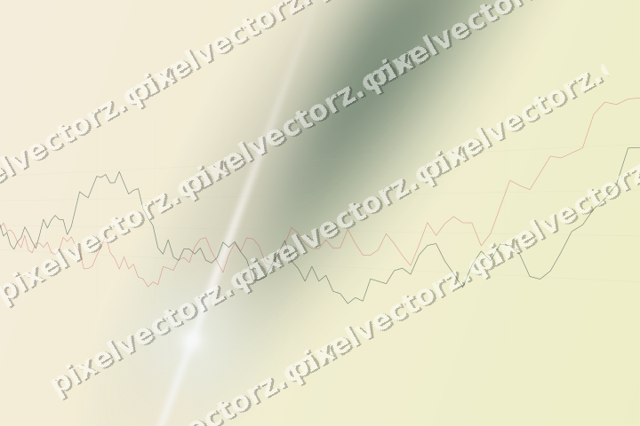 Zarter Pastell Diagramm Hintergrund in Dunkelgrün und Rot