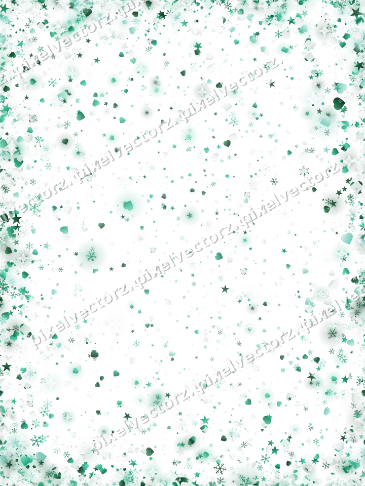 Nahtlose Glitzervignette auf transparentem Grund