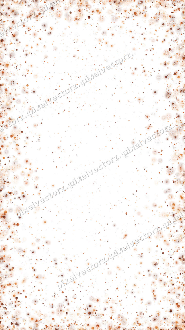 Nahtlose Glitzervignette auf transparentem Grund