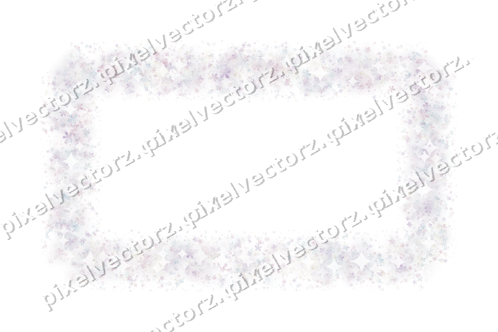 Nahtloser Glitzerrahmen in Blassrosa auf transparentem Grund