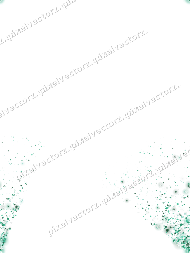 Nahtloser Glitzerfächer auf transparentem Grund