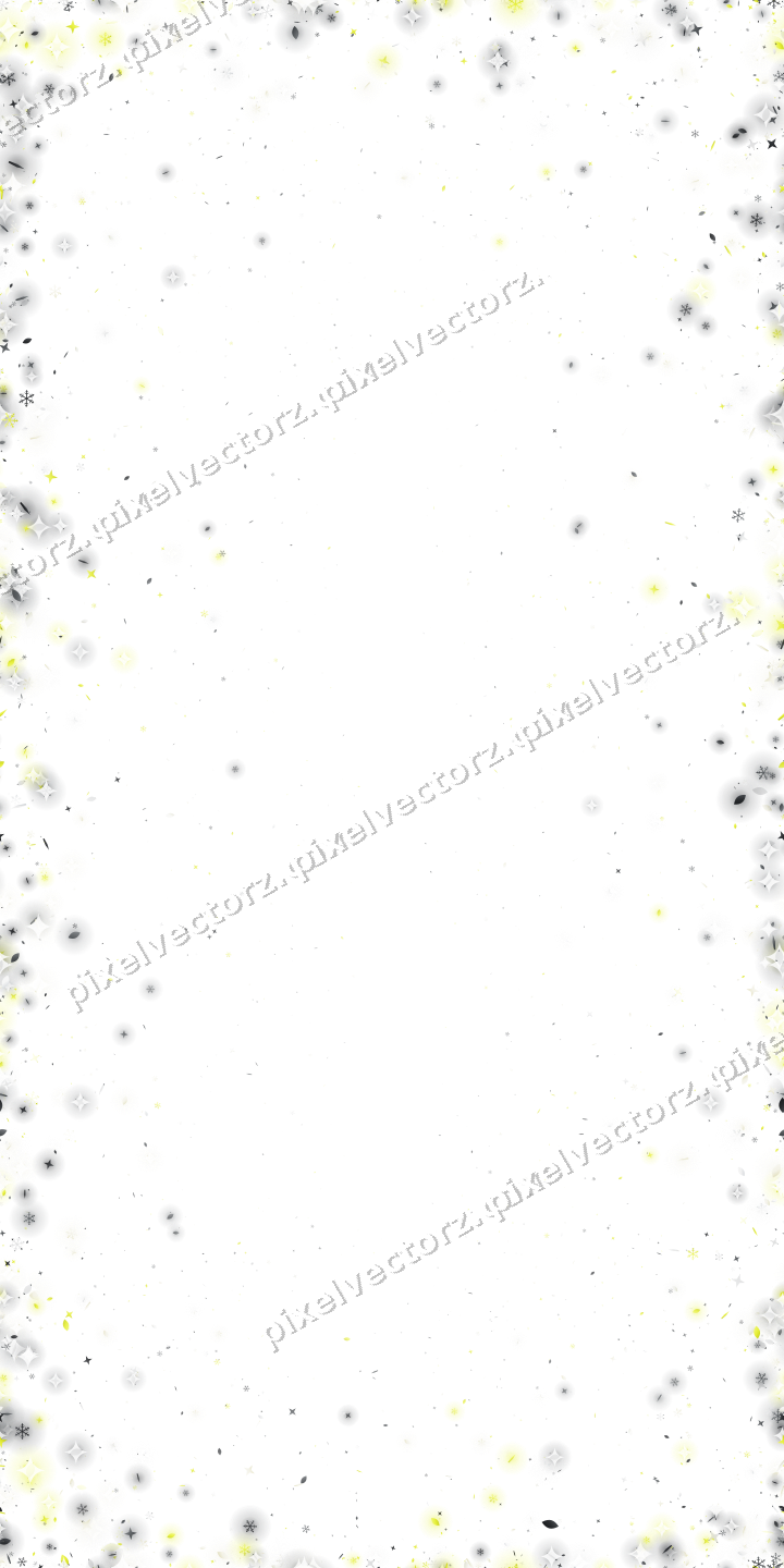 Nahtlose Glitzervignette in Gelb und Grau auf transparentem Grund