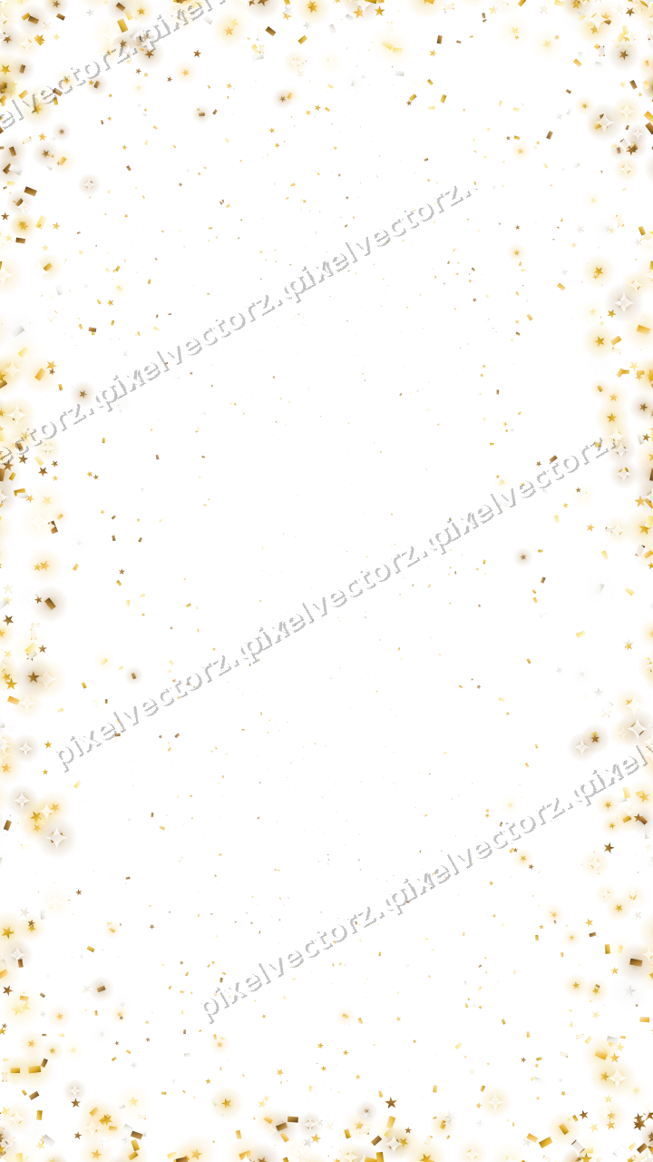 Nahtlose Glitzervignette auf transparentem Grund