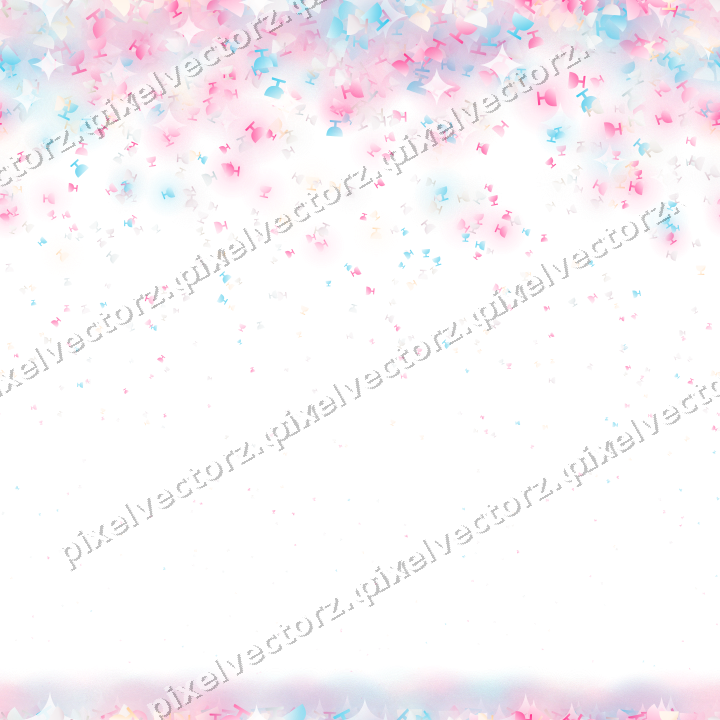 Nahtloser Glitzerregen aus Sektschalen in Rosa auf transparentem Grund