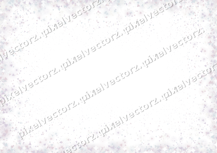 Nahtlose Glitzervignette aus Dreiecken auf transparentem Grund