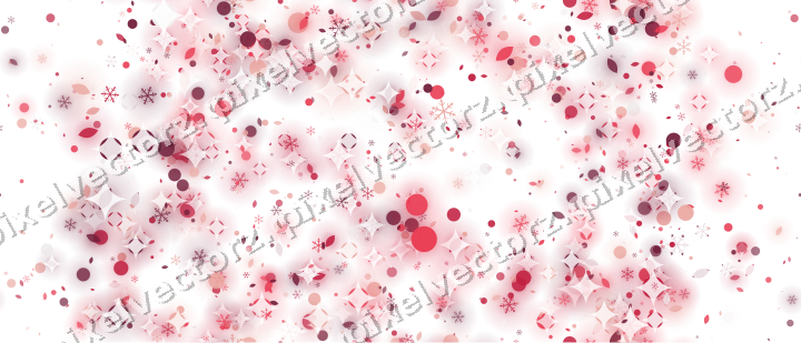 Nahtloser Glitzerkranz in Rosa und Rot auf transparentem Grund