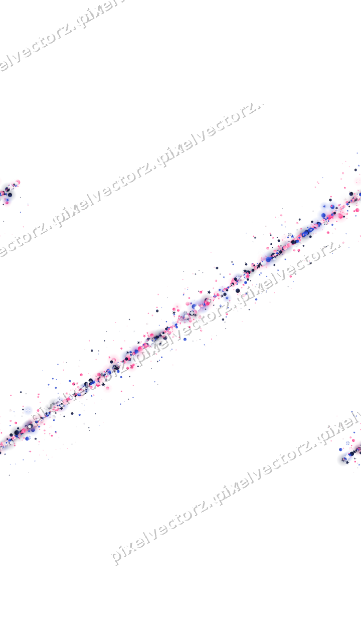 Nahtloses Glitzerband aus Sternen und Punkten auf transparentem Grund