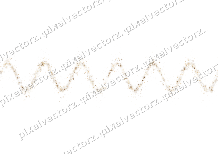 Nahtlose Glitzerwelle aus Funken und Tropfen auf transparentem Grund