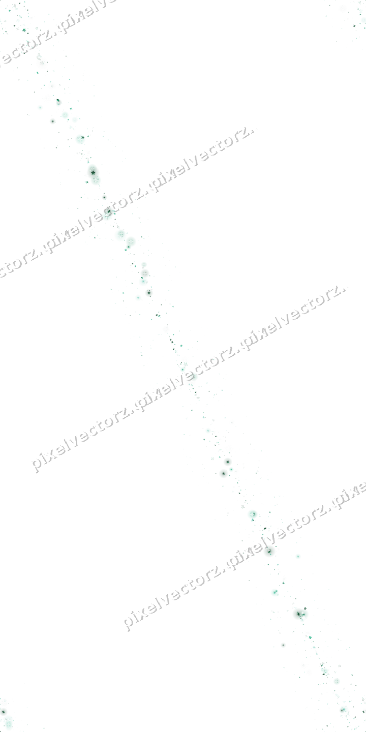 Nahtloses Glitzerband aus Sternen und Blüten auf transparentem Grund