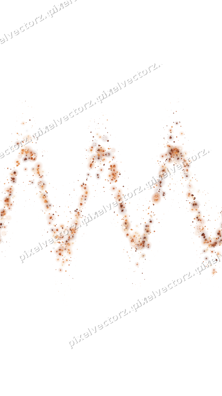 Nahtlose Glitzerwelle aus Sternen und Herzen auf transparentem Grund
