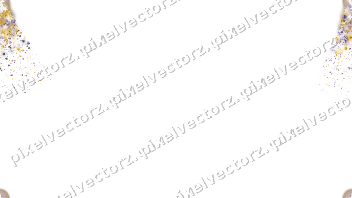 Nahtloser Glitzerfächer in Bernstein auf transparentem Grund