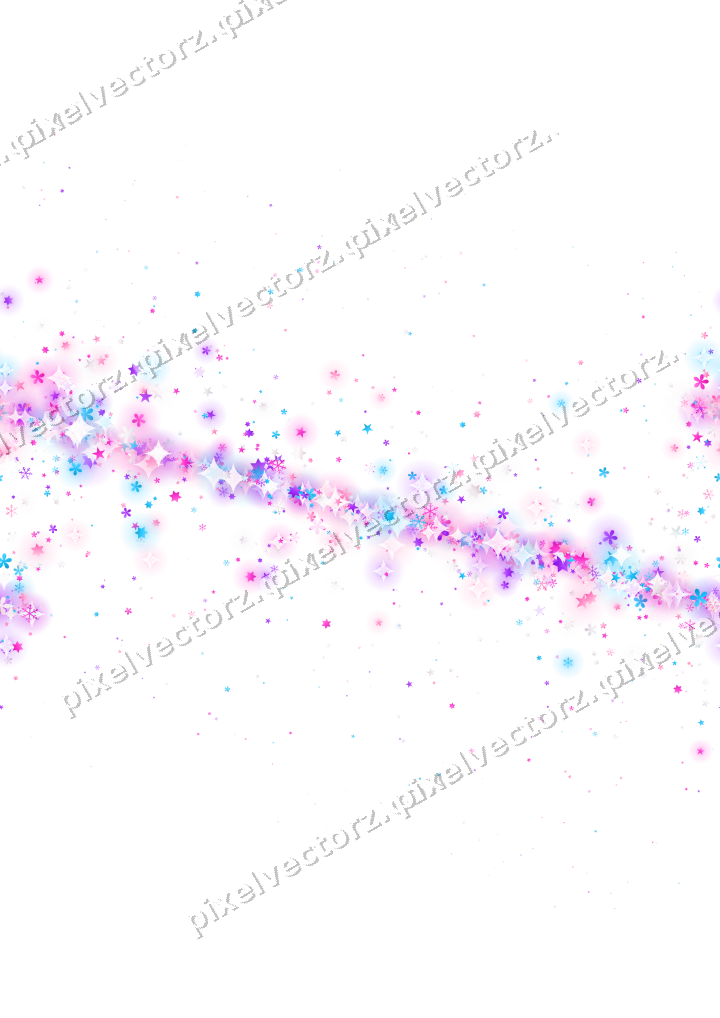 Nahtloses Glitzerband in Magenta und Violett auf transparentem Grund