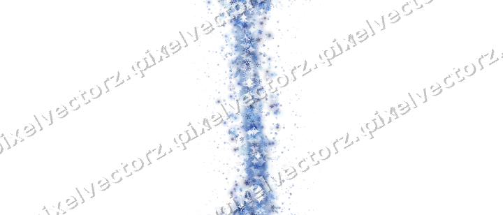 Nahtloses Glitzerband aus Schneeflocken auf transparentem Grund