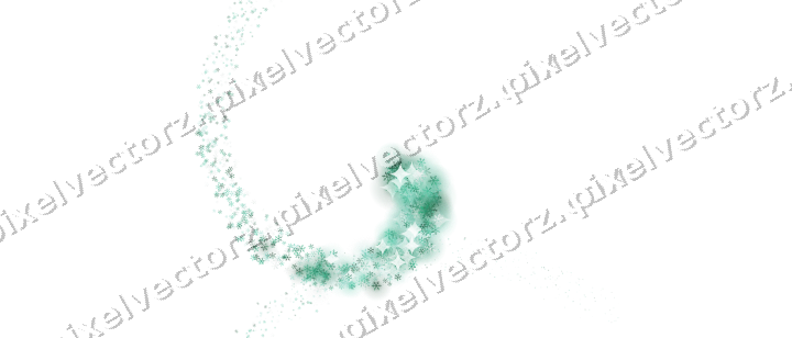 Nahtlose Glitzerspirale aus Schneeflocken auf transparentem Grund