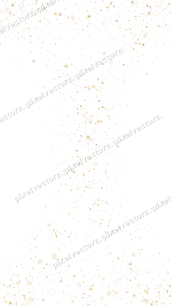 Nahtloser Glitzerkranz aus Blüten und Rauten auf transparentem Grund