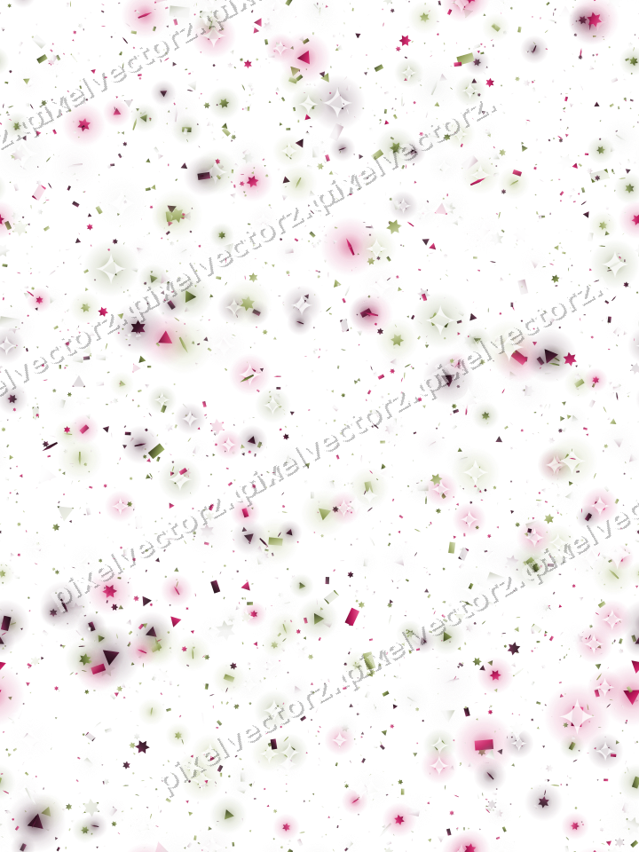 Nahtlose Glitzerstreuung in Limette und Rosa auf transparentem Grund