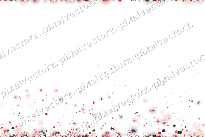 Nahtloser Glitzeraufstieg in Rot auf transparentem Grund