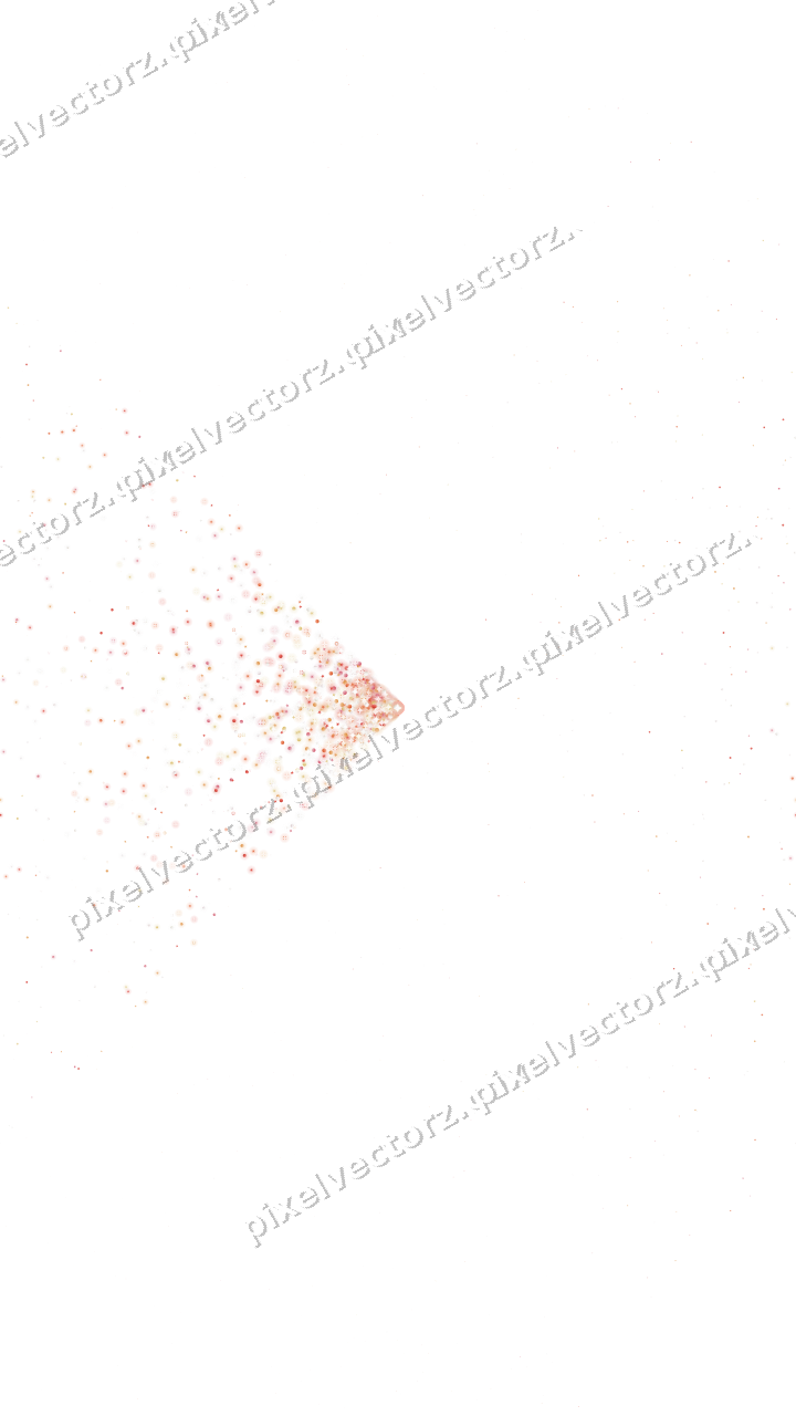 Nahtloser Glitzerfächer aus Sternen und Funken auf transparentem Grund