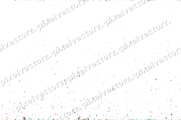 Nahtloser Glitzeraufstieg in Orange und Petrol auf transparentem Grund