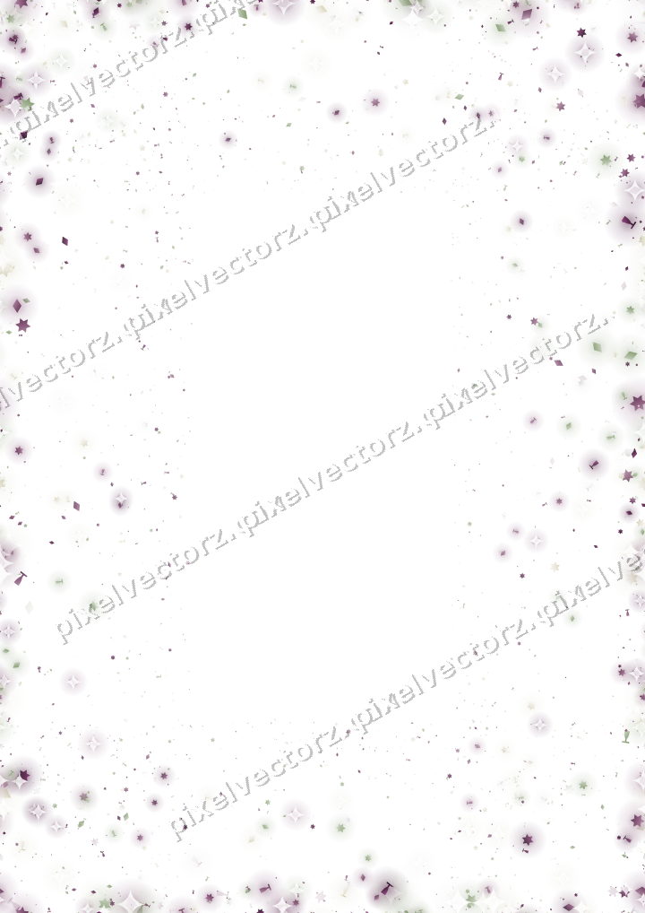 Nahtlose Glitzervignette in Dunkelmagenta auf transparentem Grund
